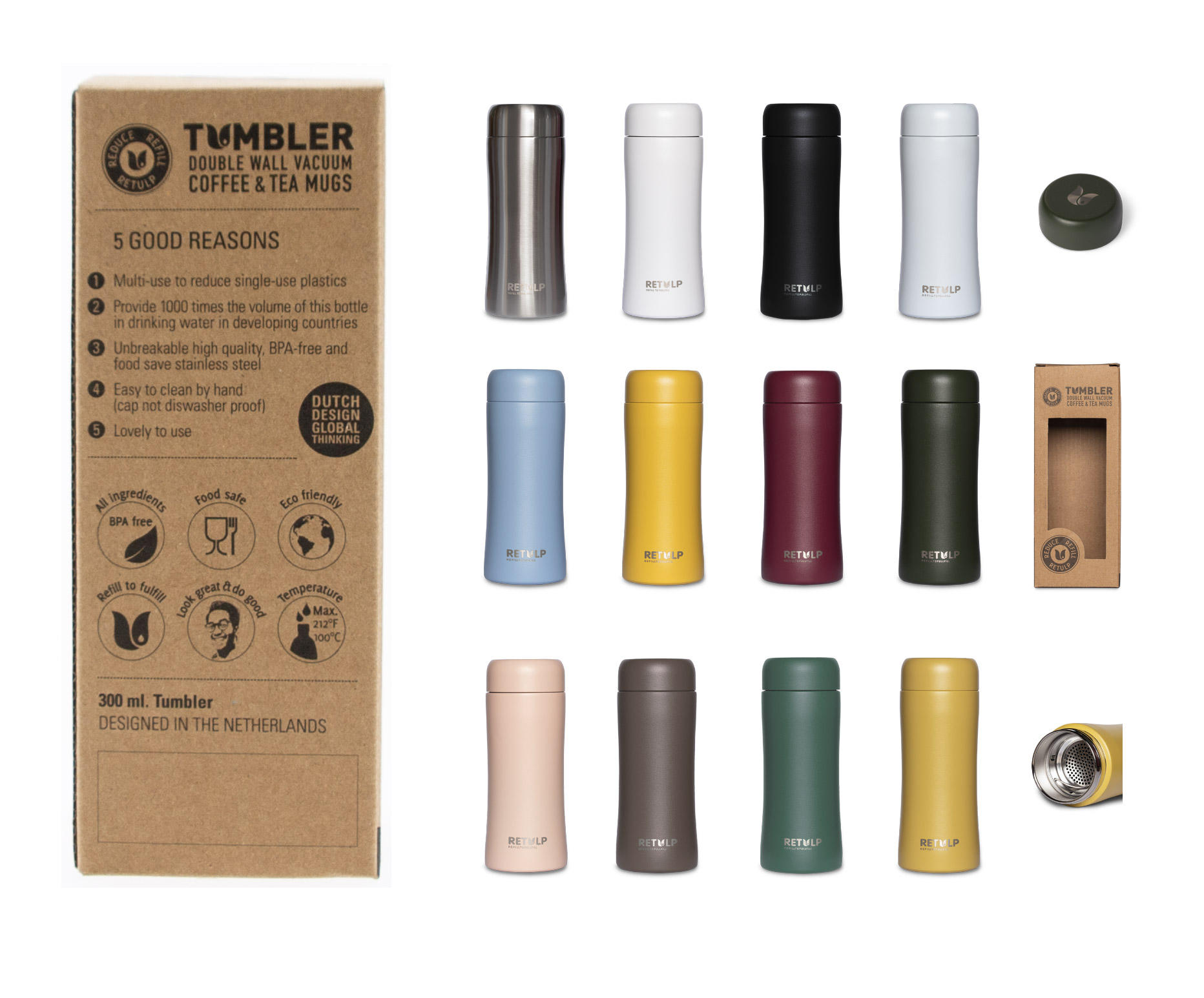 Tumbler-Farbübersichtsbox