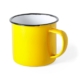 Retulp Emaille Kaffeebecher billig basic retro gelb